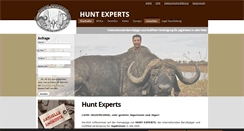 Desktop Screenshot of huntexperts.com