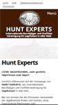 Mobile Screenshot of huntexperts.com